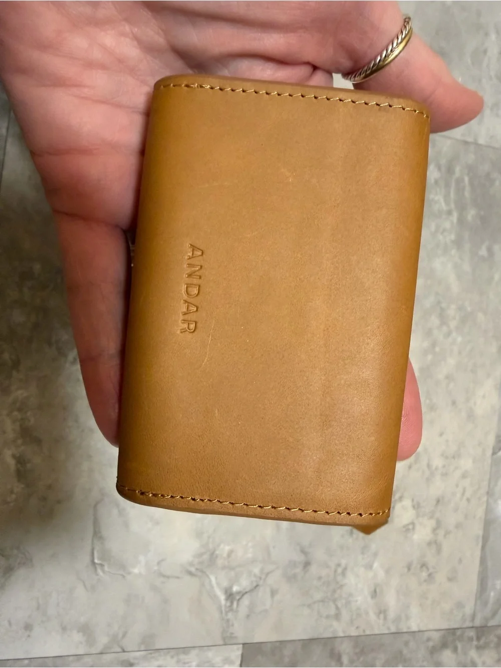 Andar Poppy  Key & Card Holder with Wrist Strap